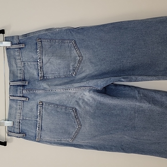 FRAMELe Palazzo High Rise Cropped Wide Leg Jeans in Galeston Size 27 - Picture 8 of 16